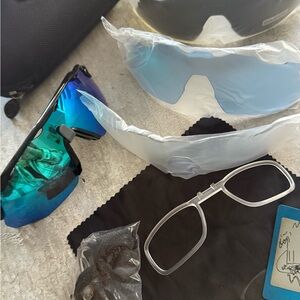 Oakley Blue and Black Sunglasses